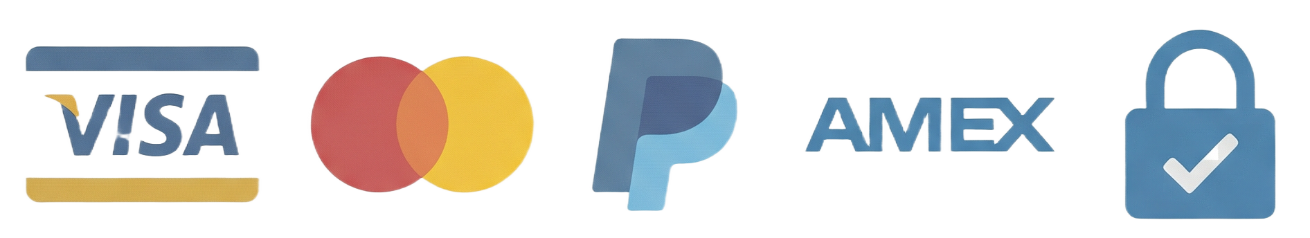 Zahlungsmethoden: Visa, Mastercard, PayPal, Amex